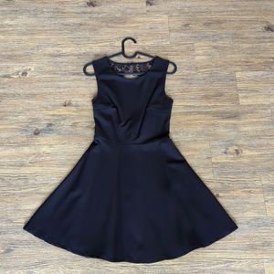 Lulu's Black Skater Dress